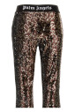 logo-tape-sequins-flare-trousers