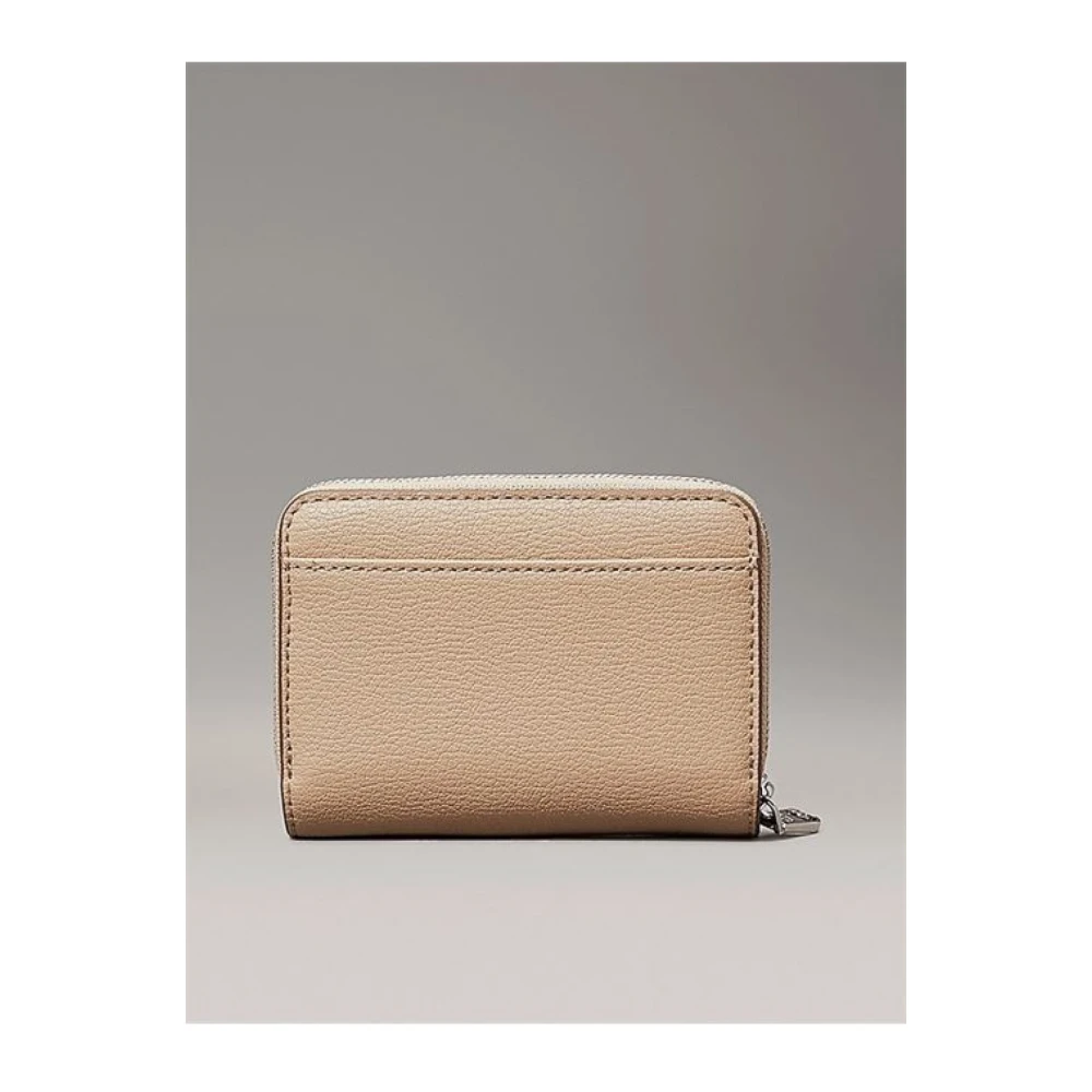 Calvin Klein Kleine Portemonnee Beige Collage Model Beige Dames