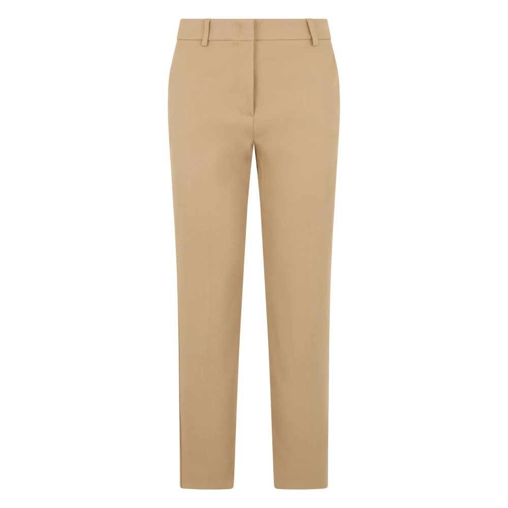 Weekend Max Mara Women's Beige Classic Cotton Trousers - Chinos - Xs - Trousers