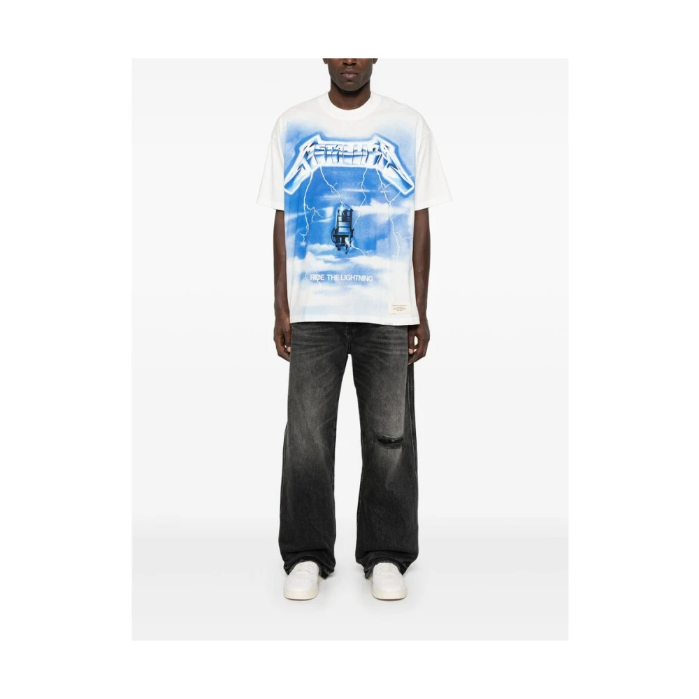 Represent Grafische Print T-shirt Bewuste Collectie White Heren