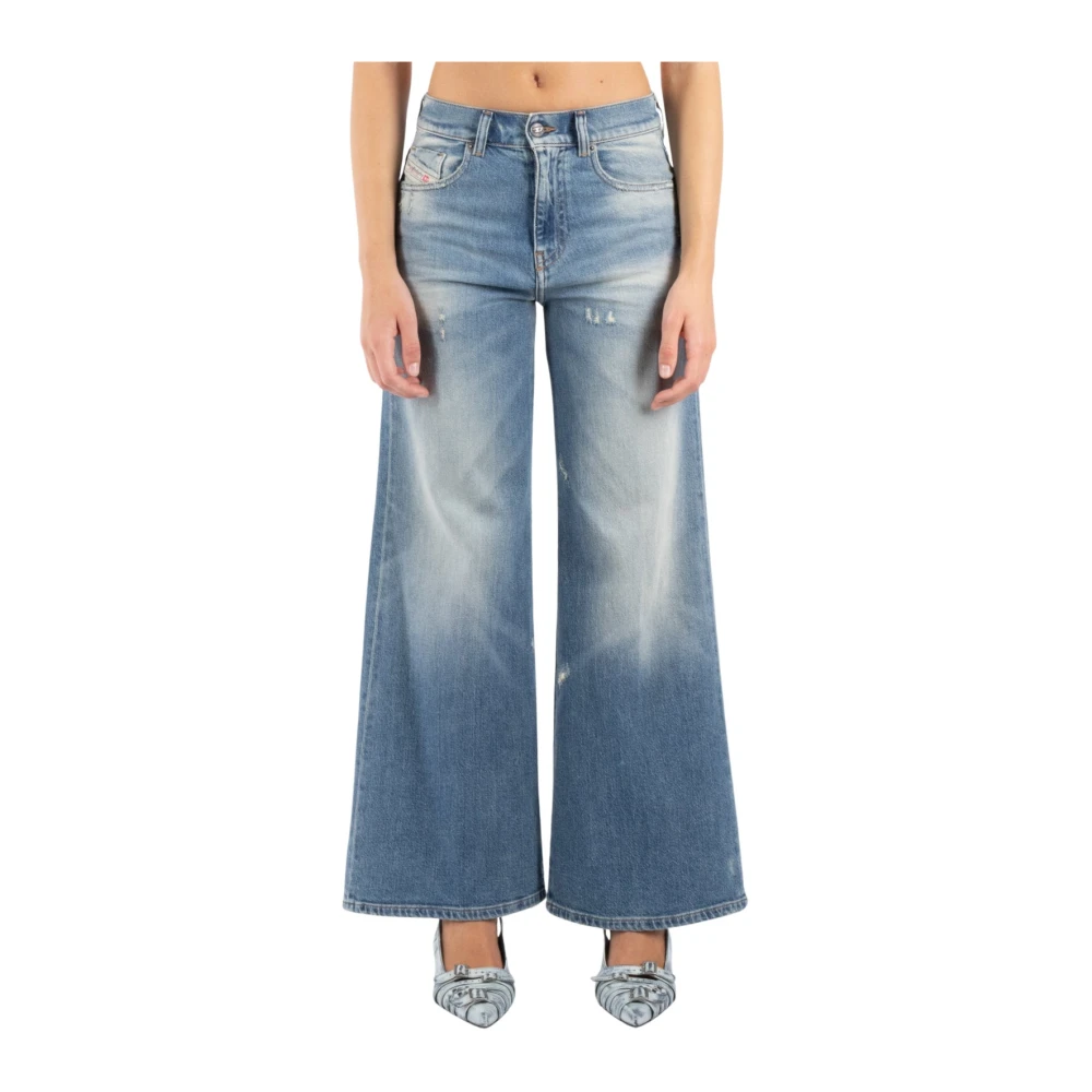 Diesel Klassieke Blauwe Jeans Blue Dames