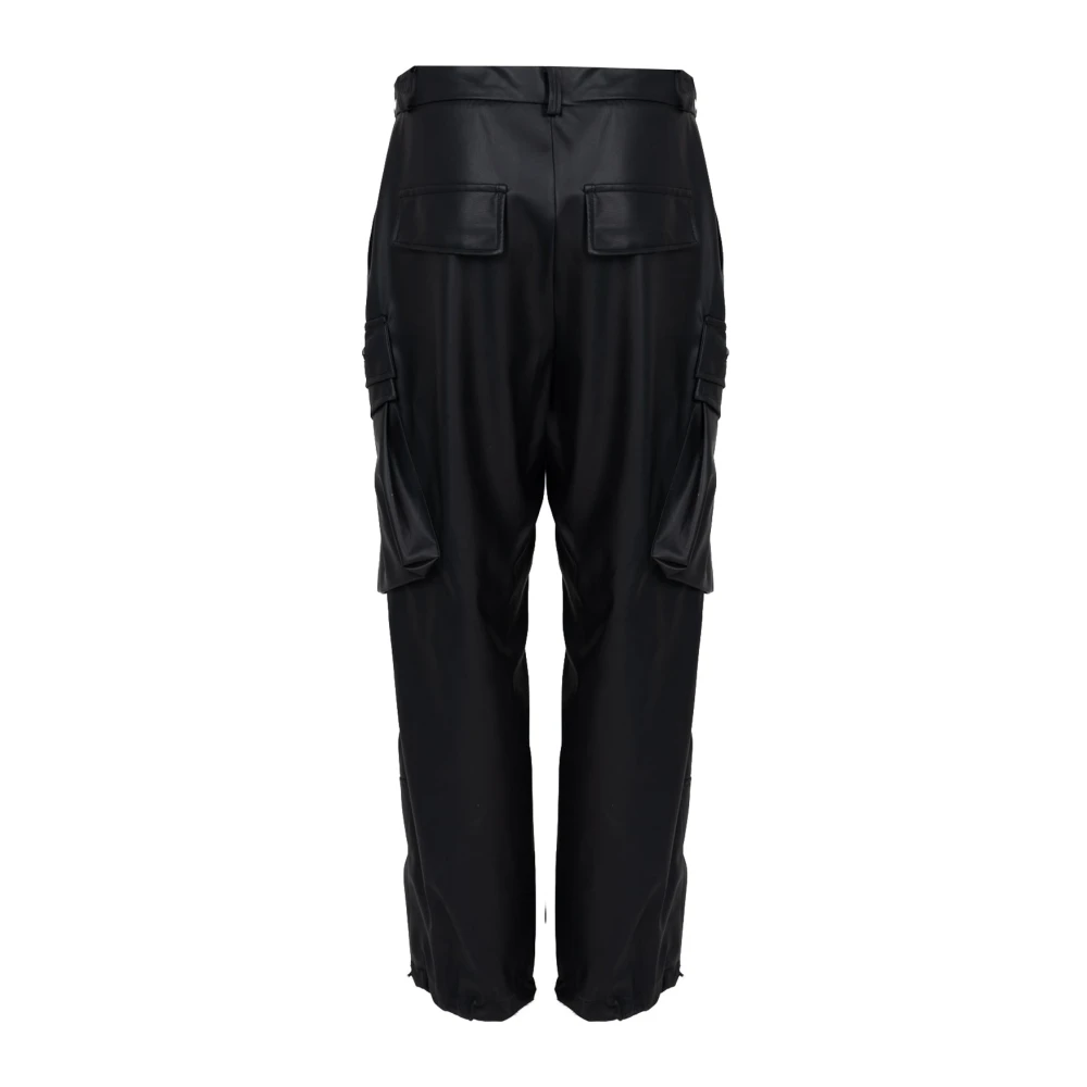 La Haine Inside Us Elegante Joggerbroek met Ritszakken Black Heren