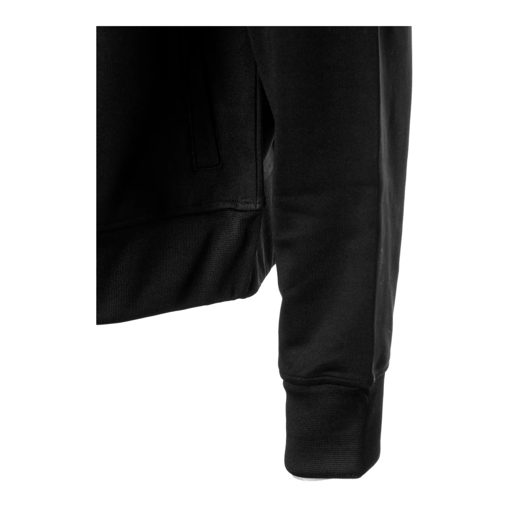 Arte Antwerp Sportieve Track Jacket met opstaande kraag Black Heren