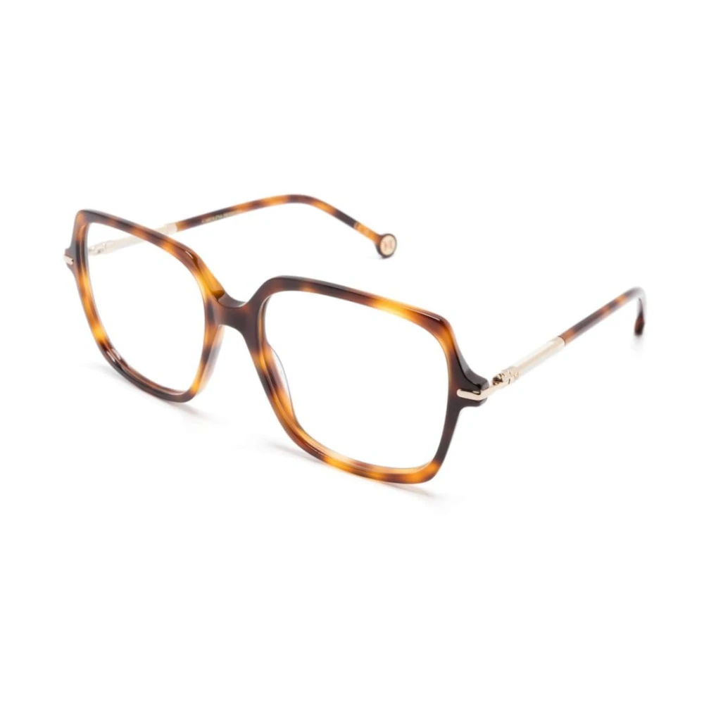 Carolina Herrera Bruin Havana Optisch Montuur Brown Dames