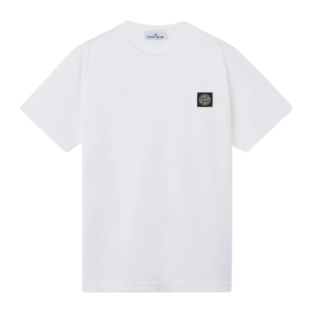 Stone Island Men's White 2100027 T-Shirt - T-Shirts - L - Tops