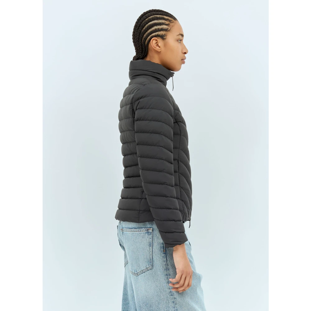 Moncler Matte Finish Kort Donsjack Black Dames