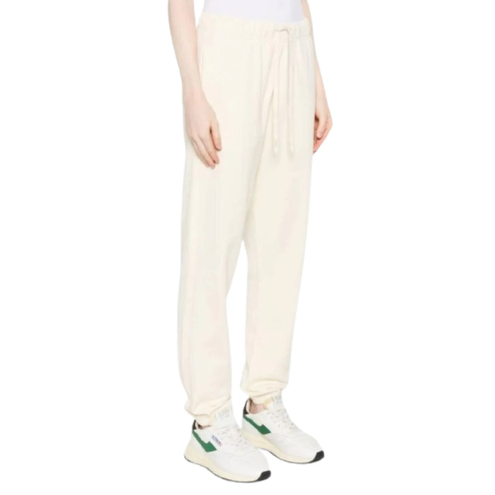 Autry Jersey joggingbroek met logo-tag Beige Dames