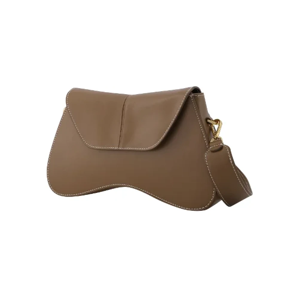 Elleme Leather shoulder-bags Brown Dames