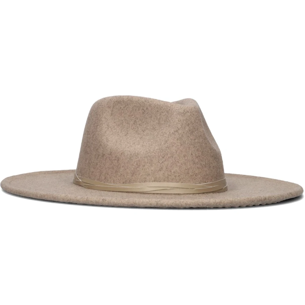 Notre-v Elegante Vanity Hoed voor Vrouwen Beige Dames