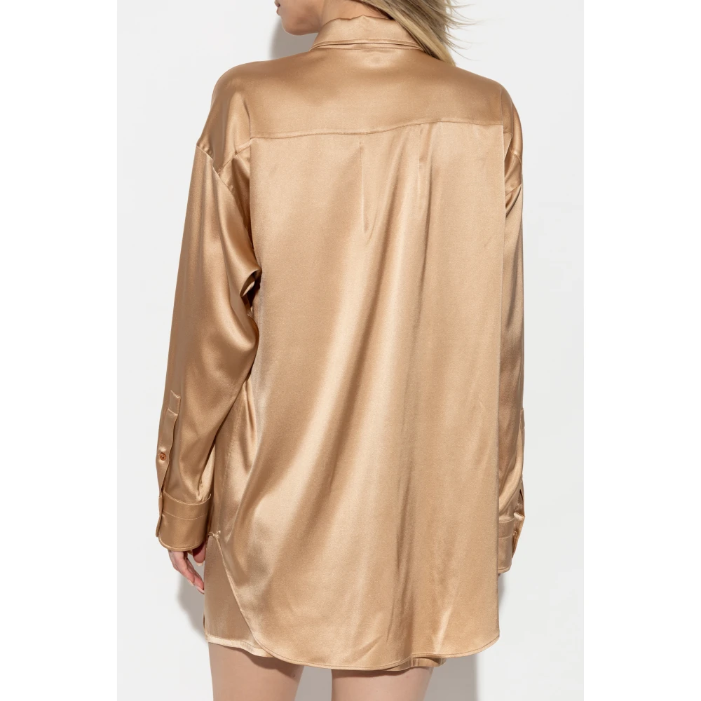 Tom Ford Zijden overhemd Beige Dames