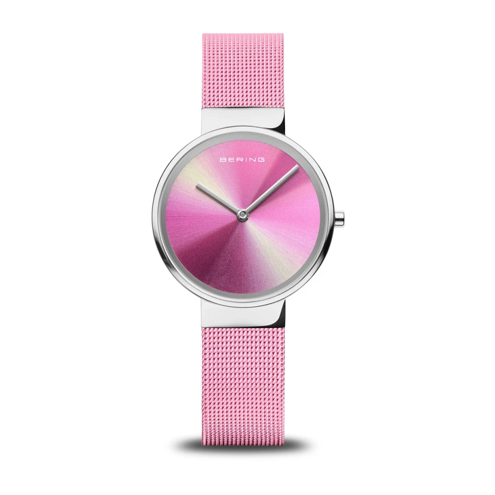 Bering , Watches, Female, Pink, One Size, Ladies Watch Classic Aurora 19031-999