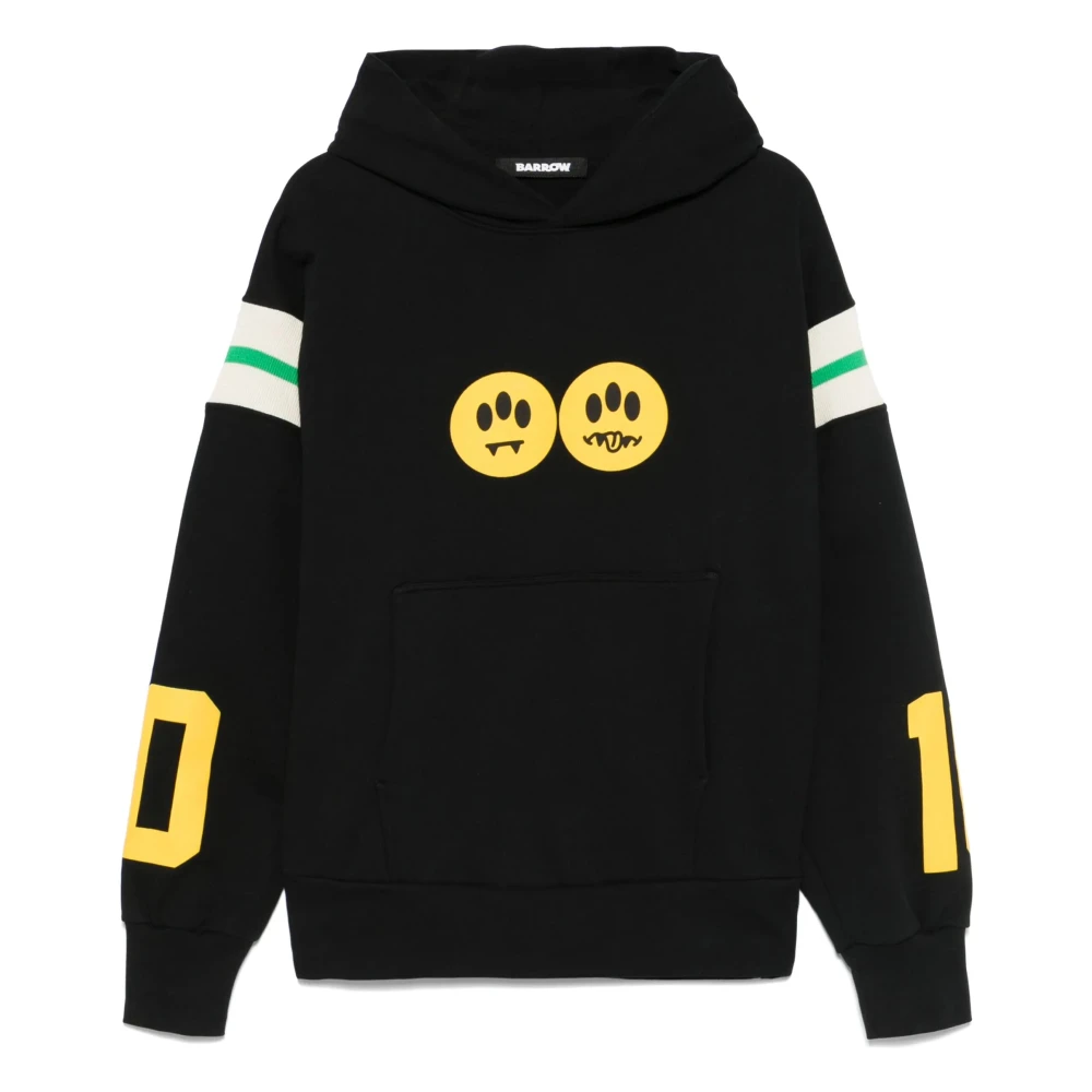 Barrow Zwarte Hoodie voor een stijlvolle uitstraling Black Heren