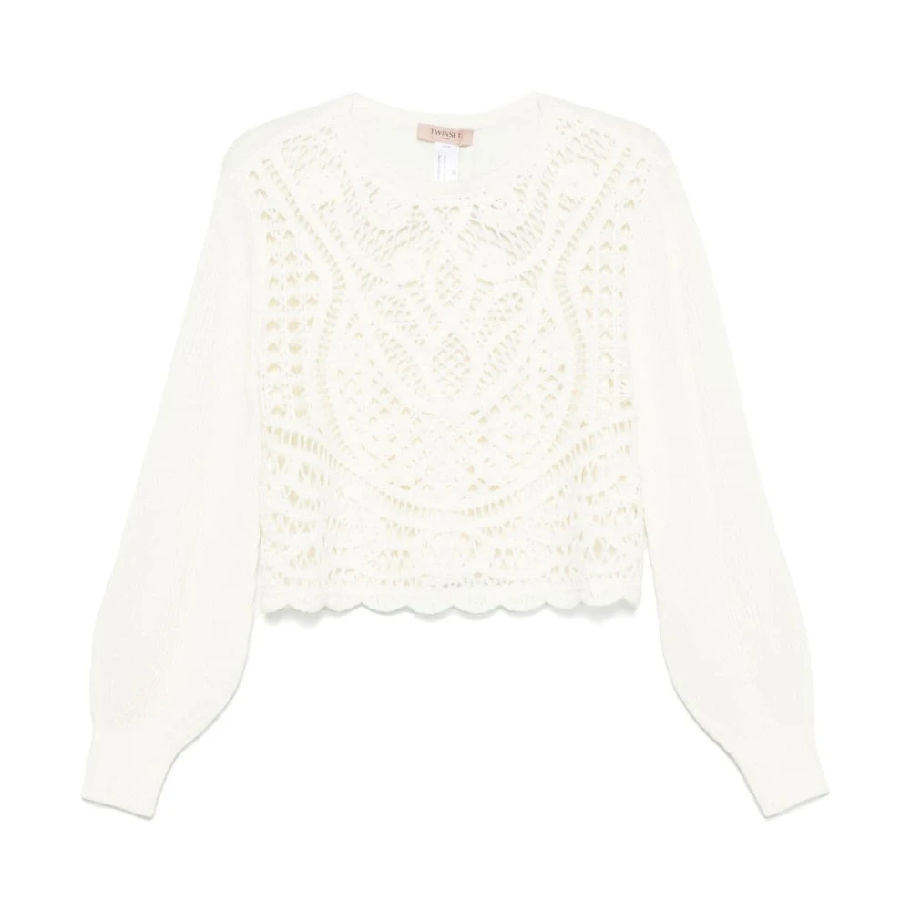 Twinset Stijlvolle Sweater Set White Dames