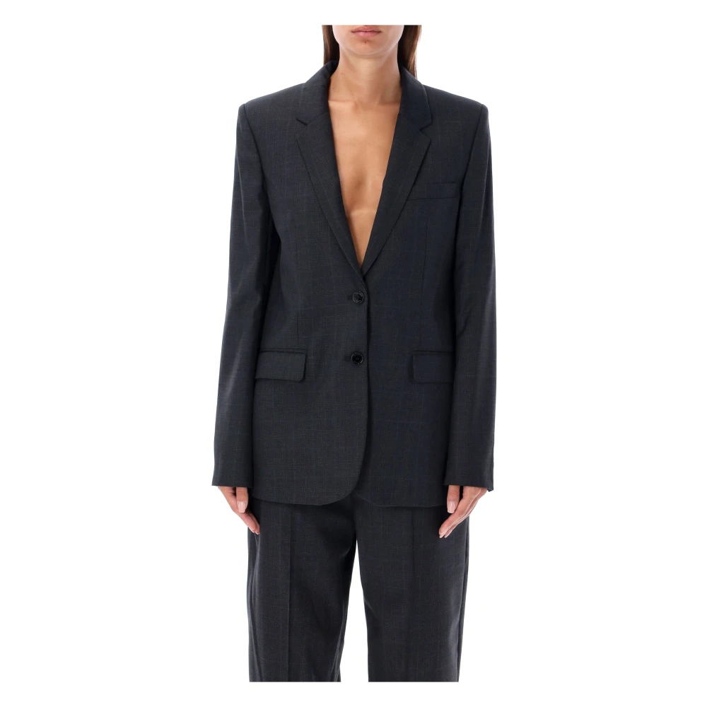 Isabel marant Lesandre Wollen Blend Blazer Jas Black Dames