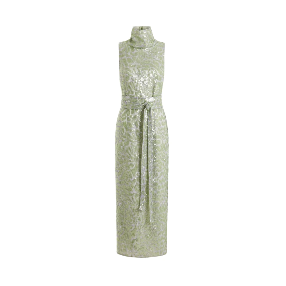 16Arlington Women's Green Party Dresses, Xs, Mona Sequin Midi Dress