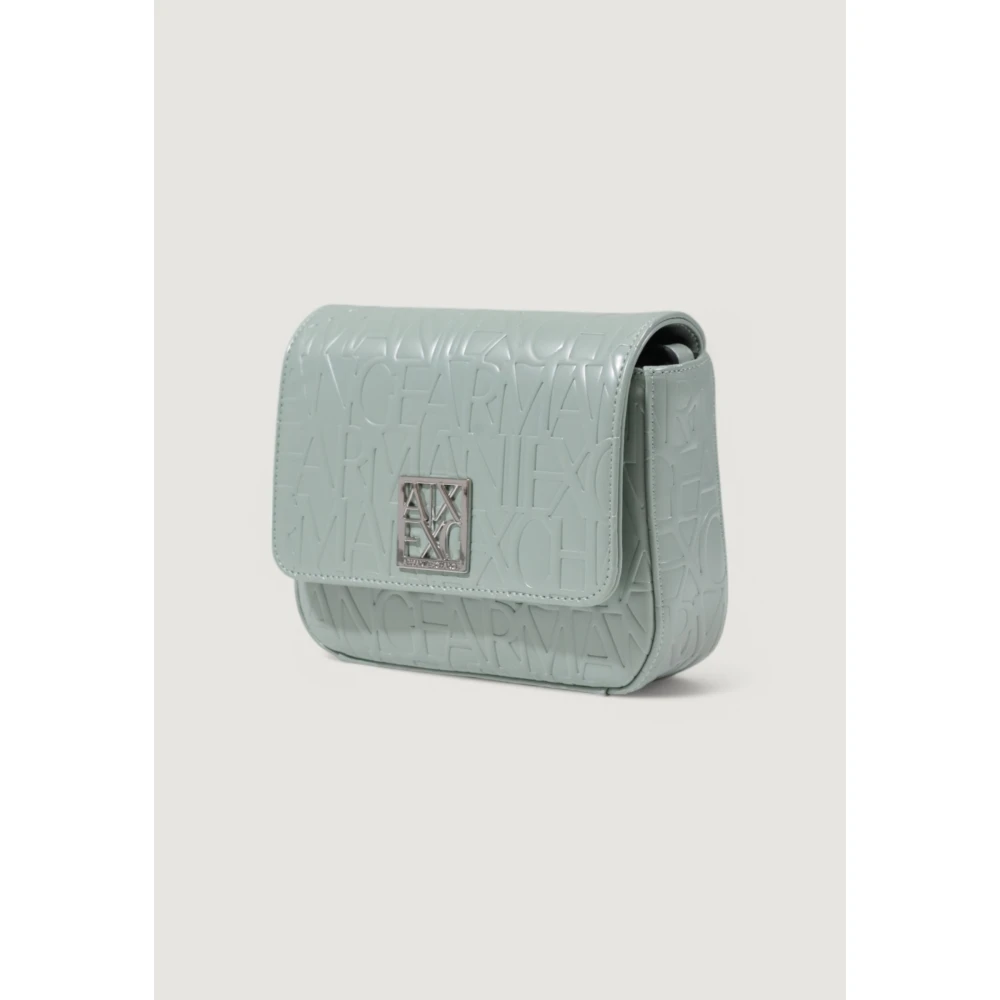Armani Exchange Groene Tas met Magneetsluiting en Zakken Green Dames