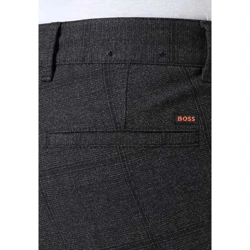 Hugo Boss Slim Chino Broek voor Mannen Black Heren