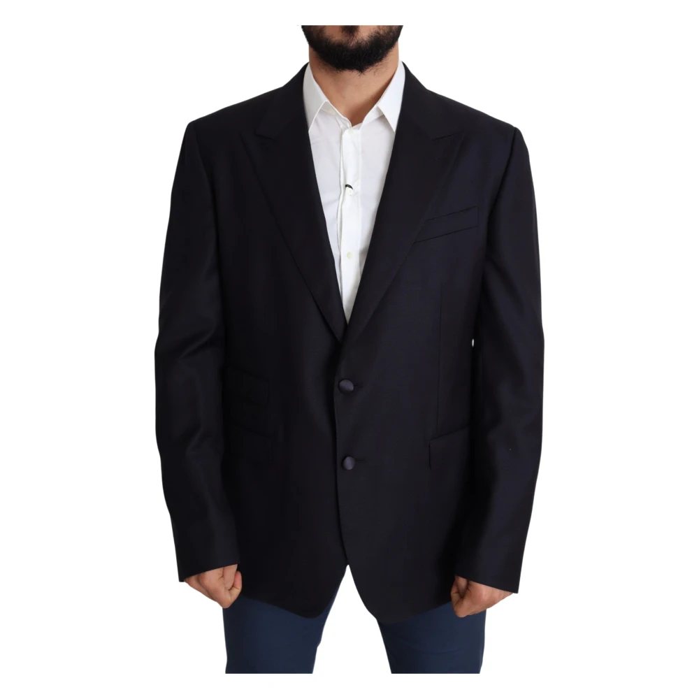 Dolce & Gabbana Men's Black Elegant Virgin Wool Blazer - Blazers - 2XL - Jackets