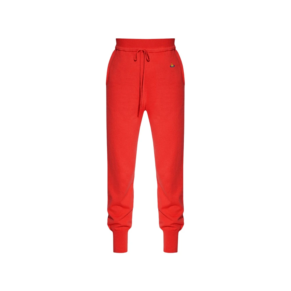 Vivienne Westwood Women's Red Cashmere Blend Trousers