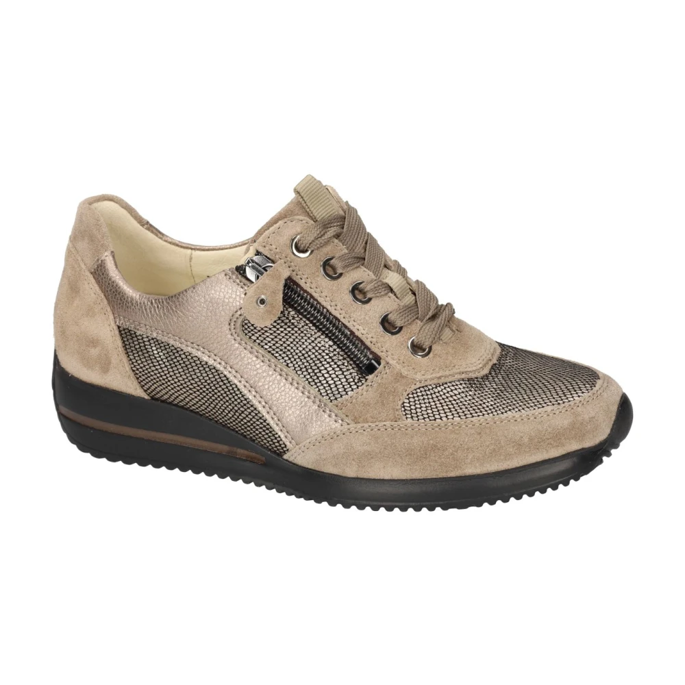 Waldläufer Himona Wedgesneaker Dames Schoenen Bruin