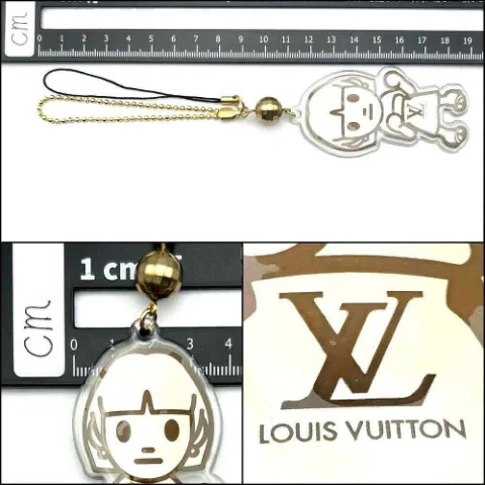 Louis Vuitton Vintage Pre-owned Metal key-holders Yellow Heren