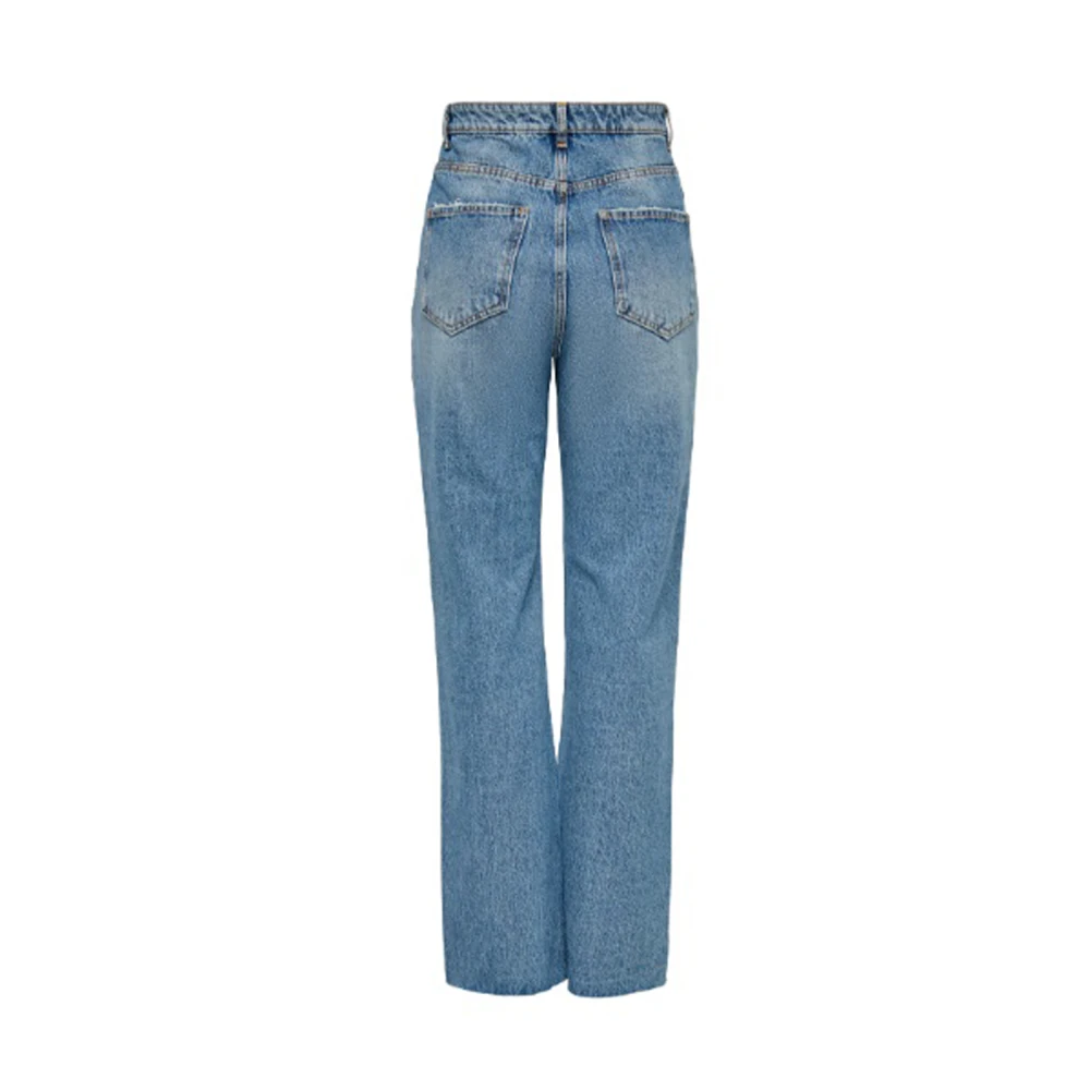 Only Wijde Pijp Jeans Herfst Winter Collectie Blue Dames