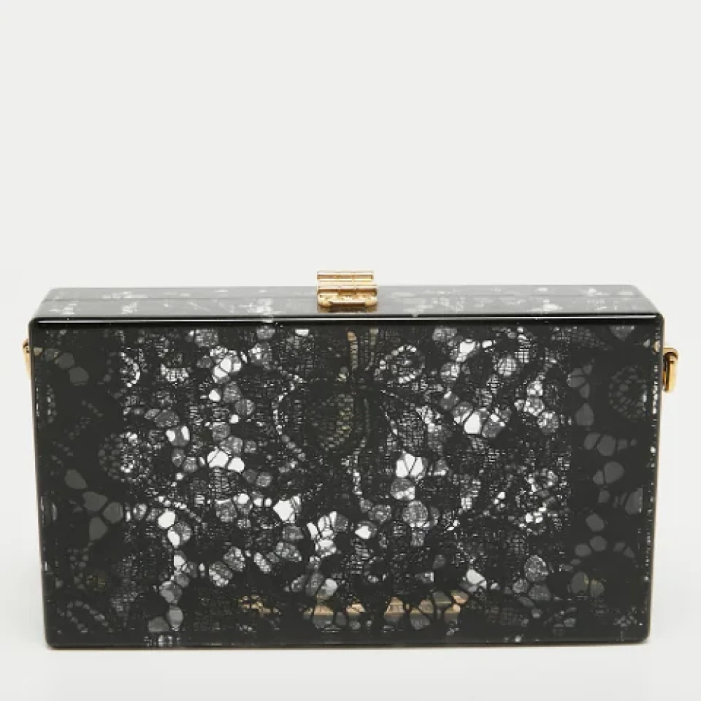 Dolce & Gabbana Pre-owned Fabric clutches Black Dames