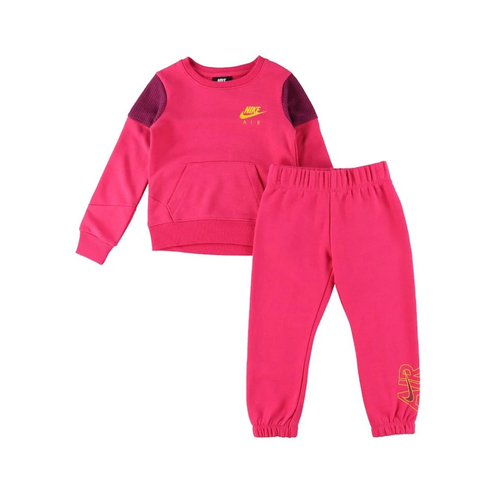 Nike Rosa Barn Sweatshirt och Byxor Set Pink, Unisex