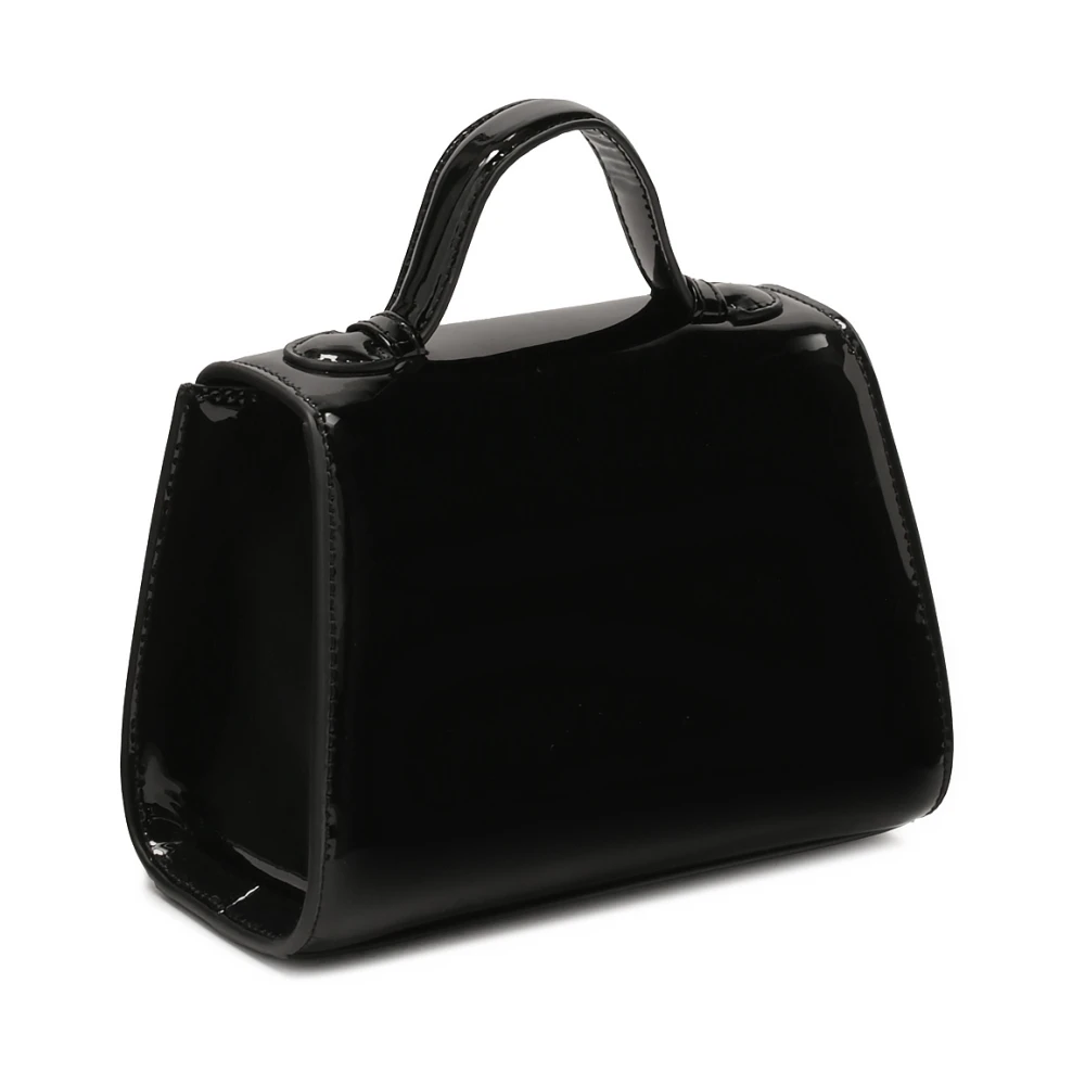 Kazar Elegante gelakte handtas met handvat Black Dames