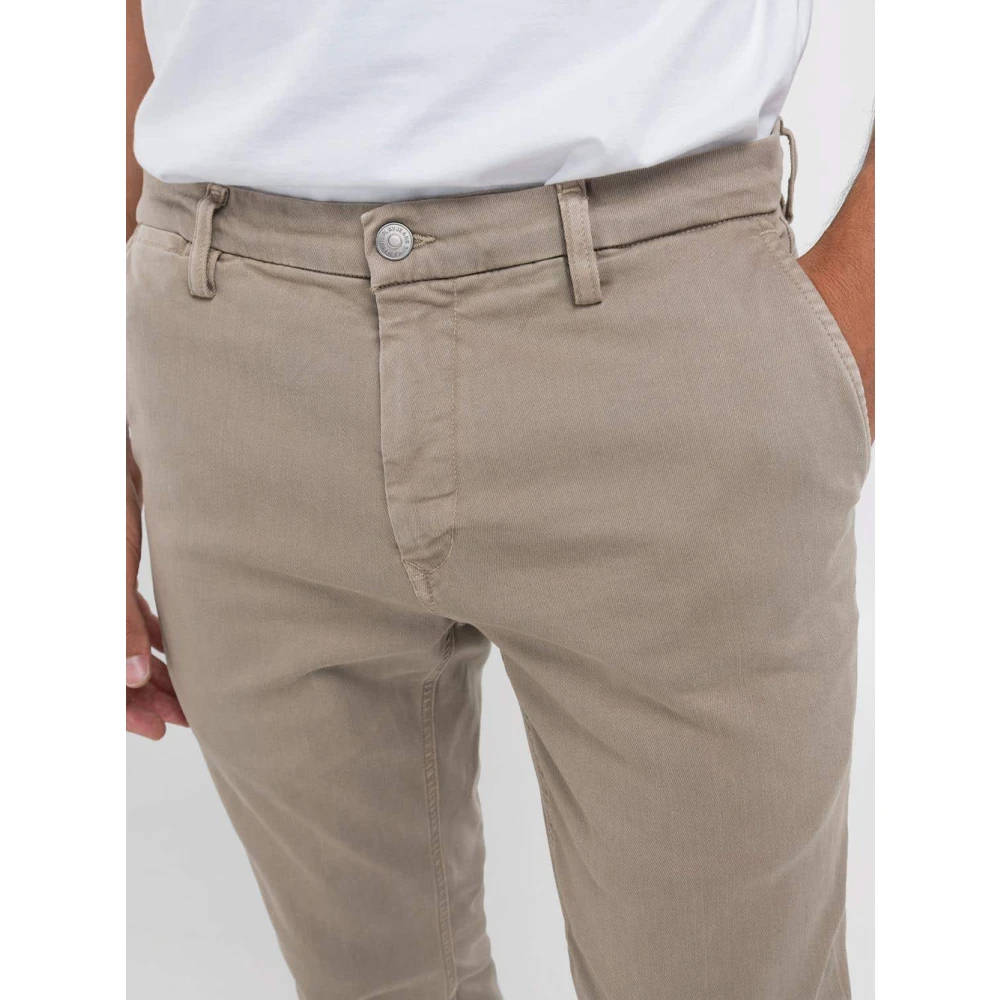 Replay Ivory Chino Slim Fit Broek Beige Heren
