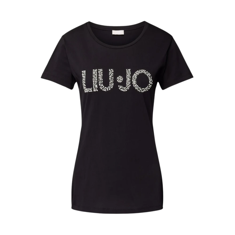 LIU JO Dames Tops & T-shirts Jersey T-shirt Zwart