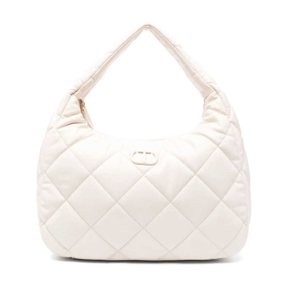 Twinset Witte Gewatteerde Schoudertas White Dames