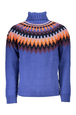 pull-bleu-a-manches-longues-avec-col-montant