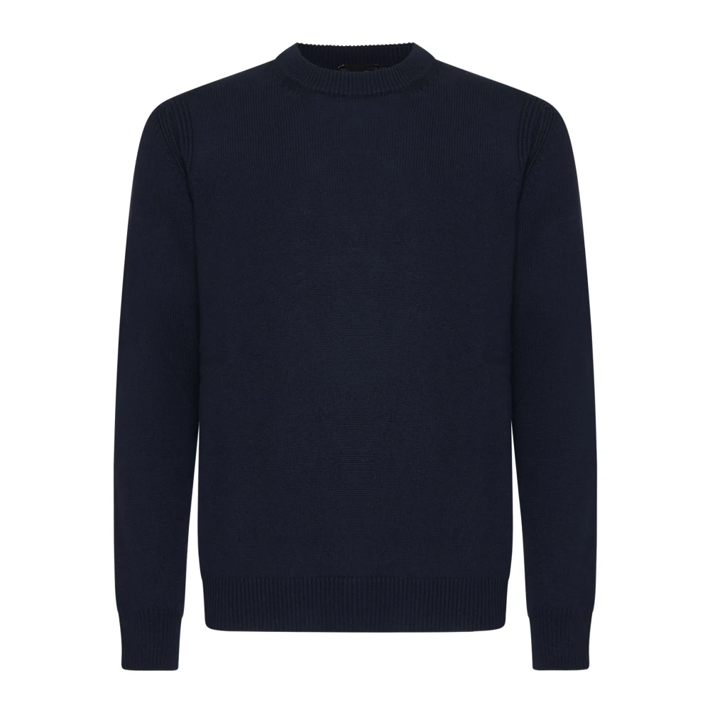 Roberto Collina Blauwe Sweaters voor Mannen Blue Heren