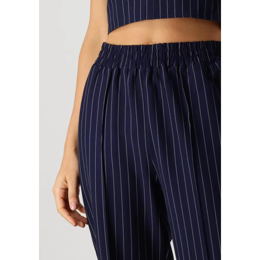 Refined Department Elena Wijde Broek Blue Dames