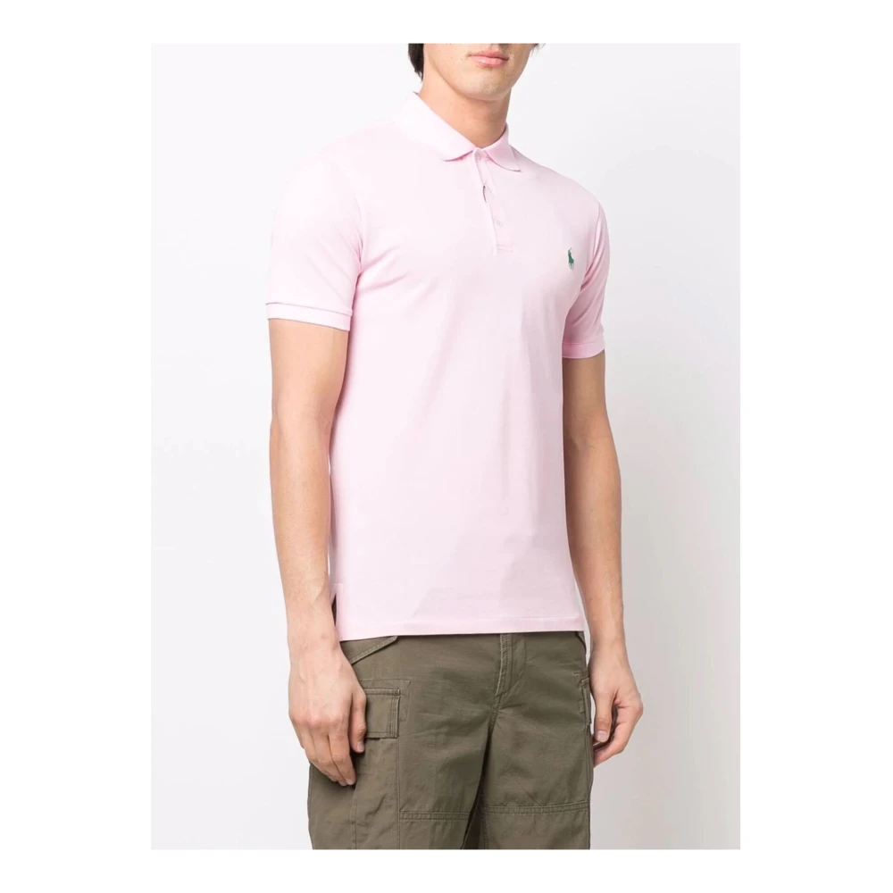 Ralph Lauren Polo Shirts Pink Heren