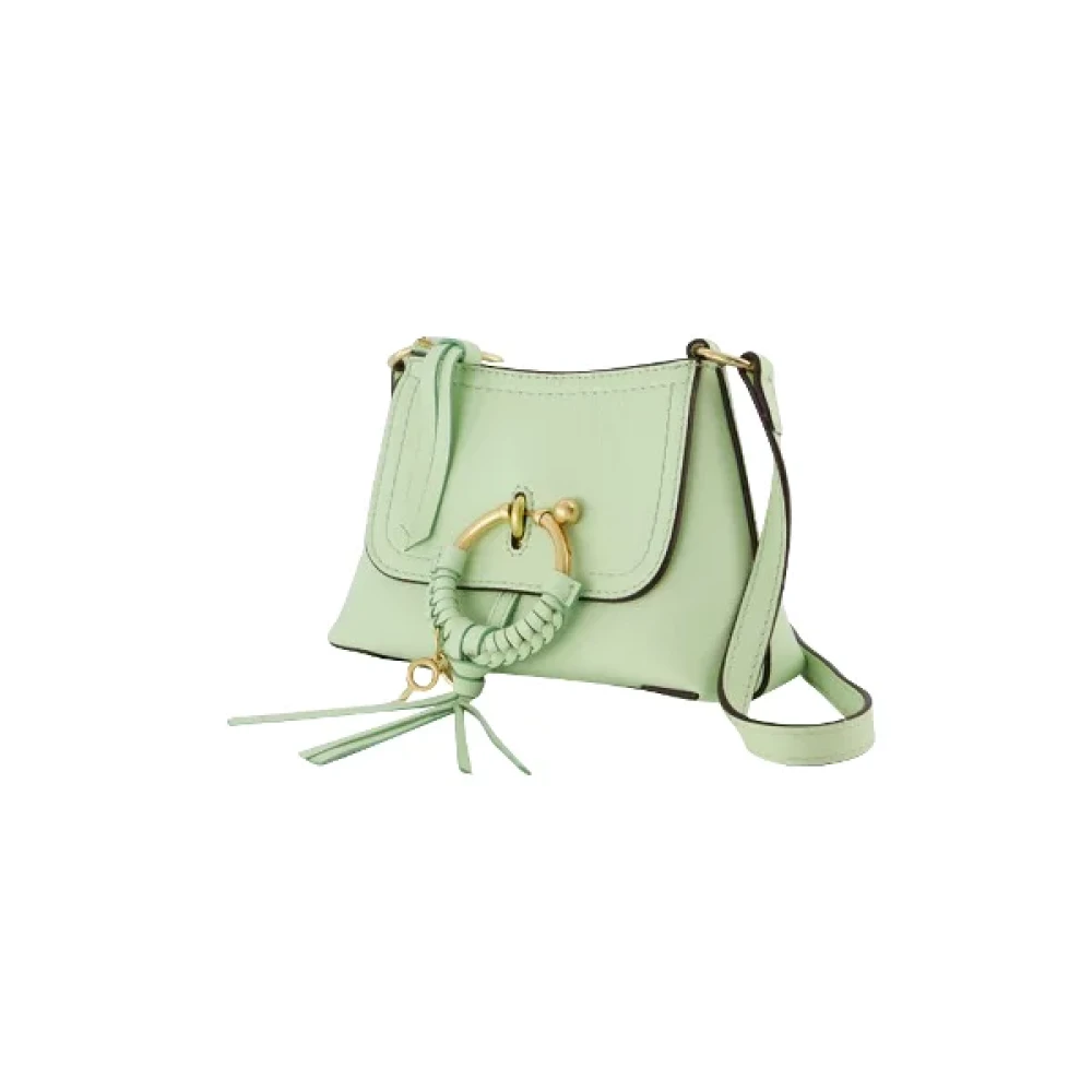 Chloé Leather shoulder-bags Green Dames