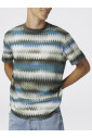 t-shirt-vert-en-coton-zigzag
