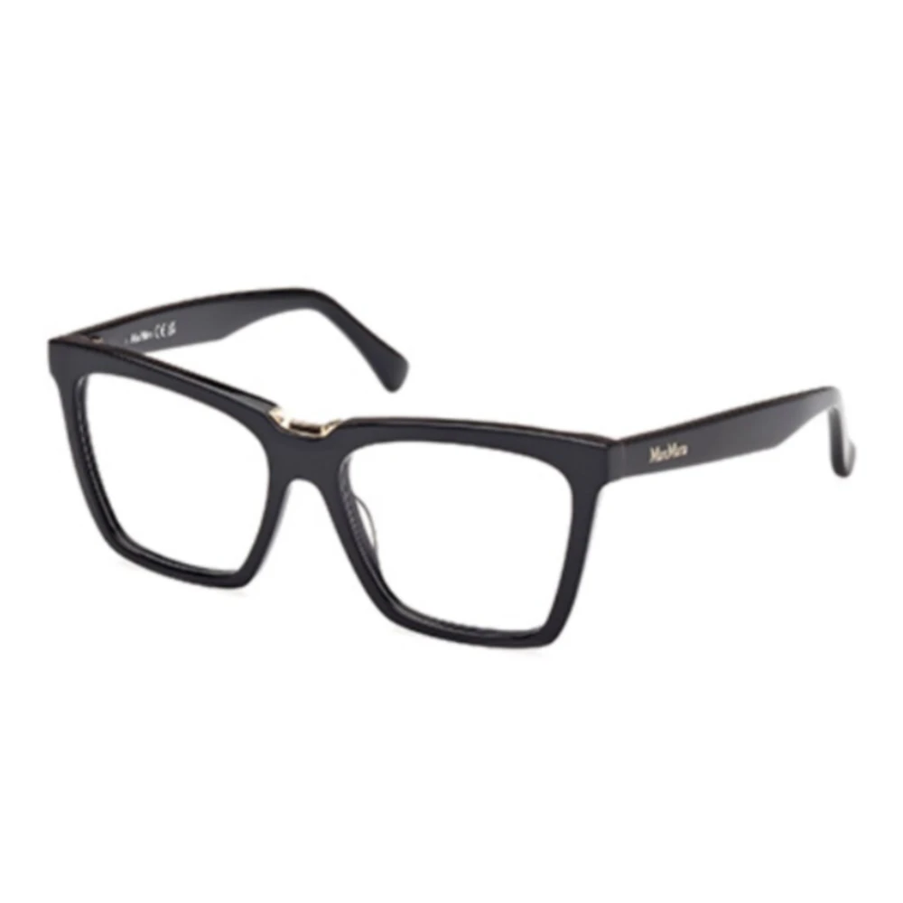 Max Mara Zwarte Optische Brillen Verhogen Dagelijkse Stijl Black Dames