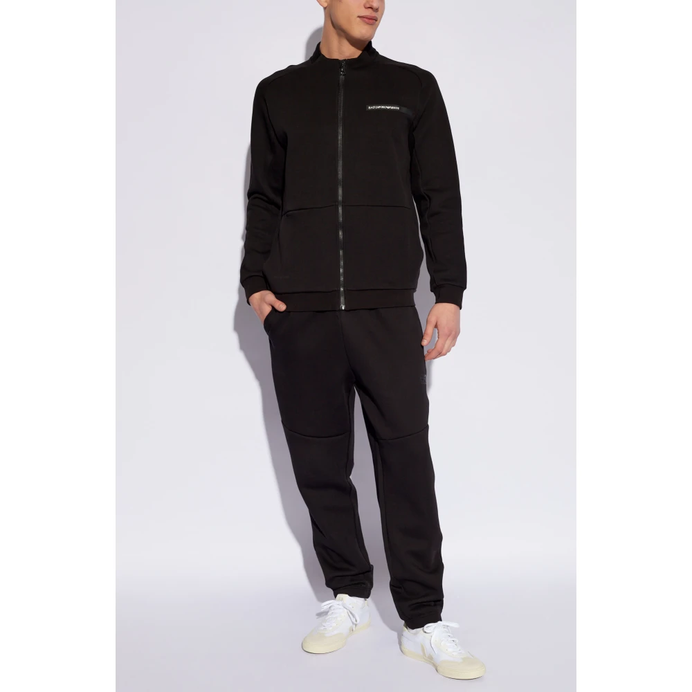Emporio Armani EA7 Sweatshirt & sweatpants set Black Heren