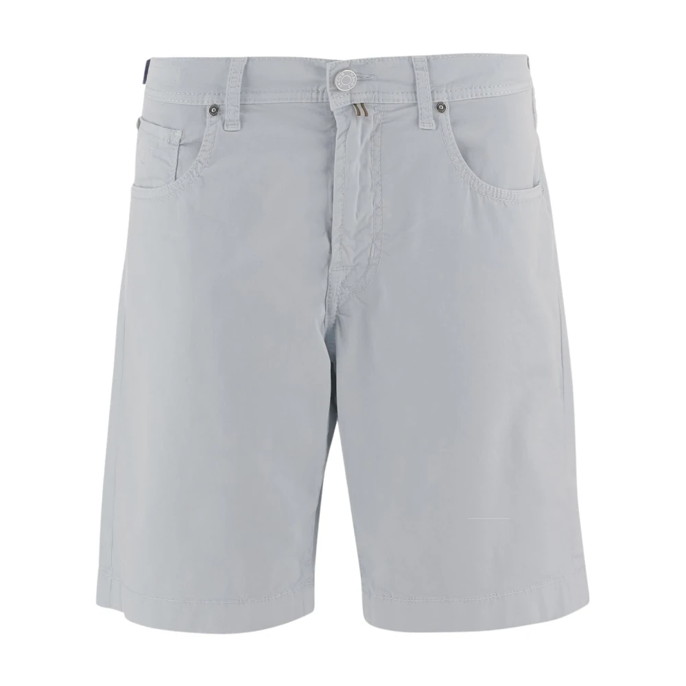 Jacob Cohën Hombre Azul - Pantalones Cortos Elásticos De Algodón - Shorts - W36