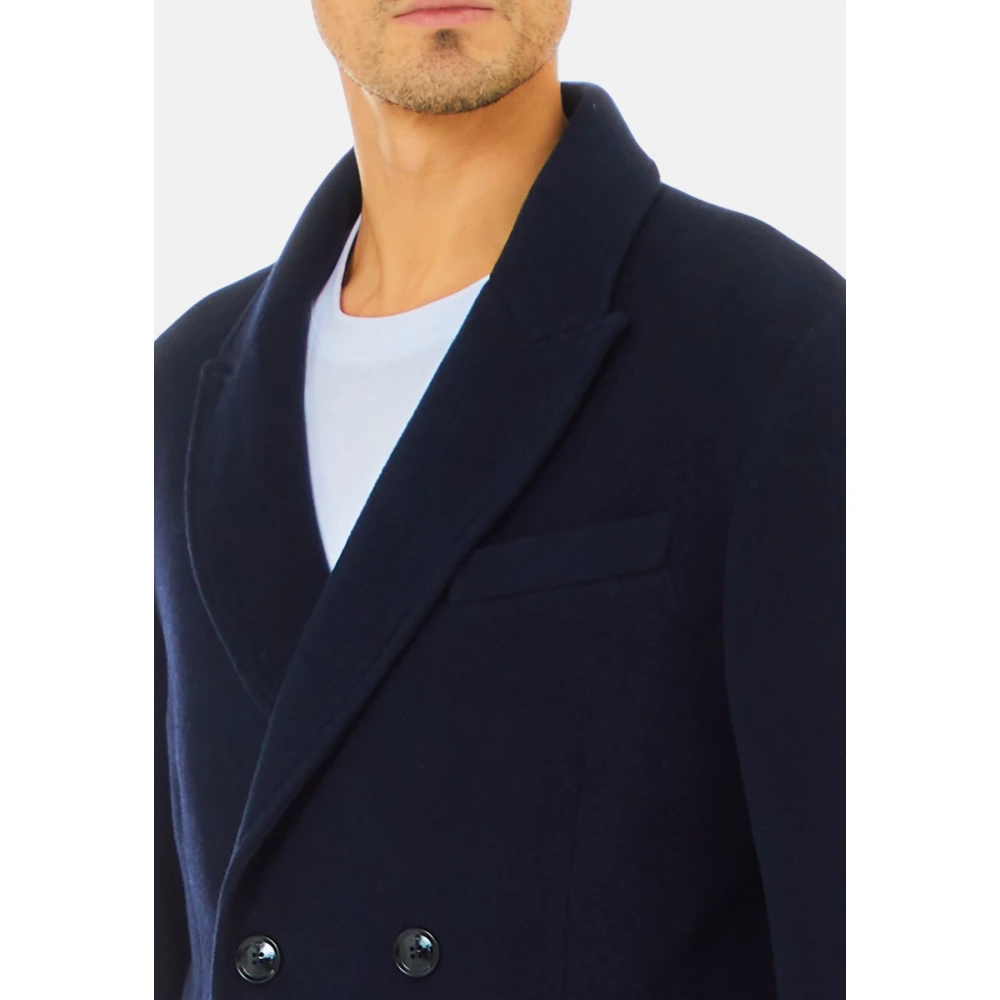 Liu Jo Stijlvolle Winterjas Blue Heren