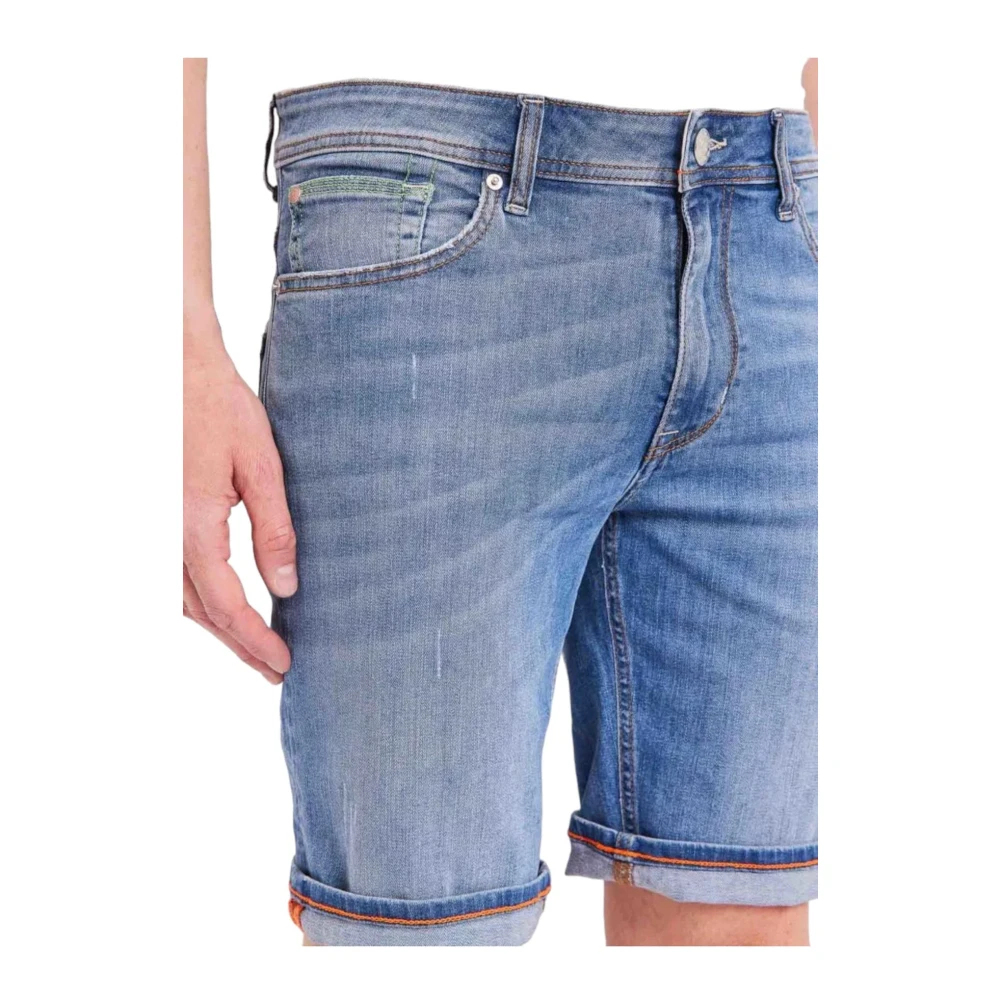 Gaudi Denim Shorts Blue Heren