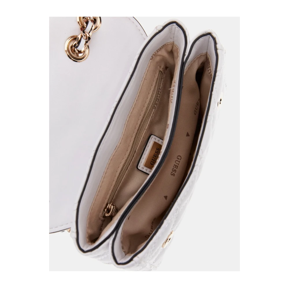 Guess Mini Giully Schoudertas White Dames