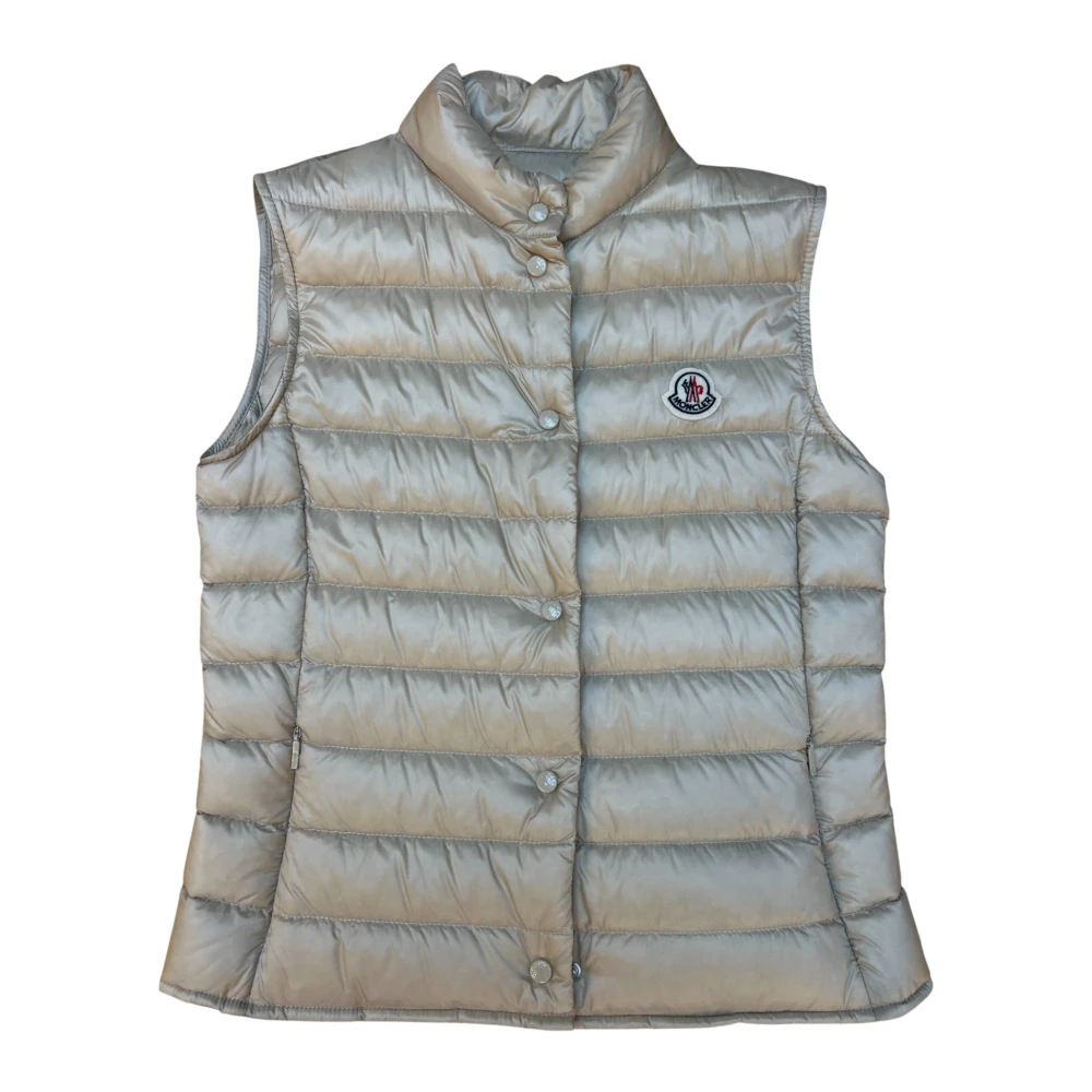 Moncler Women's Beige Liane Packable Down Gilet - Waistcoats - M - Jackets