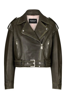 Läder Bikerjacka SS25