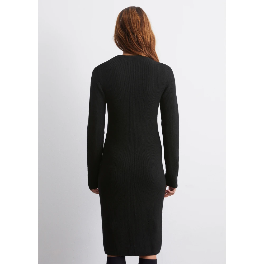 Marc O'Polo Gebreide jurk normaal Black Dames