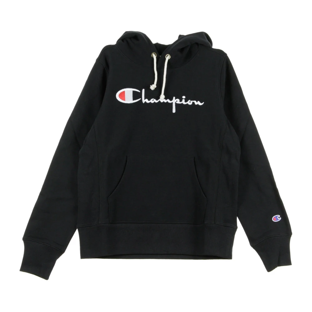 Champion Women's Black Hooded Sweatshirt - Hoodies - S - Sweatshirts & Hoodies