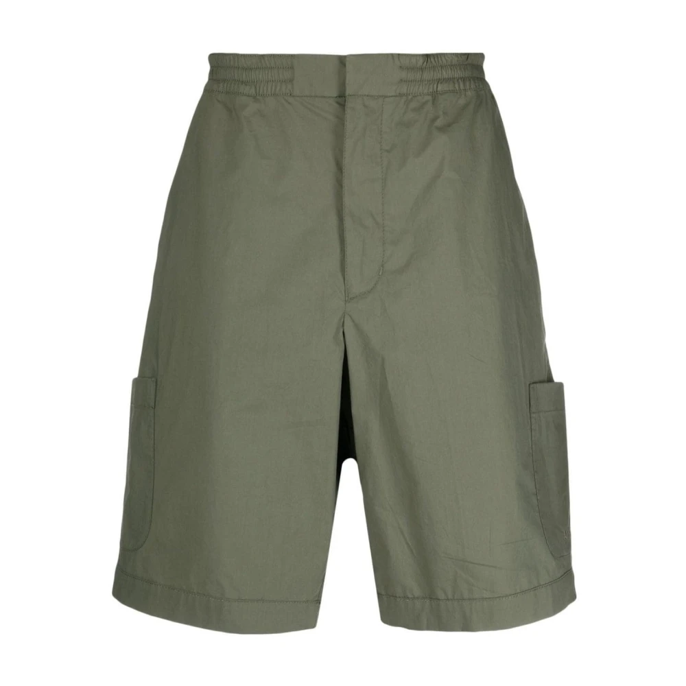 Ambush Katoenen Bermuda Shorts Green Heren