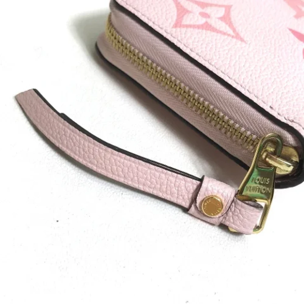 Louis Vuitton Vintage Pre-owned Leather wallets Pink Dames